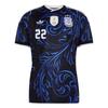 adidas Originali Coppa del Mondo 2026 Squadra Nazionale Argentina Lautaro Martinez 22 Trasferta Asciugatura Rapida Scollo a V Maglia da Calcio Versione Fan Uomo JM8395-22