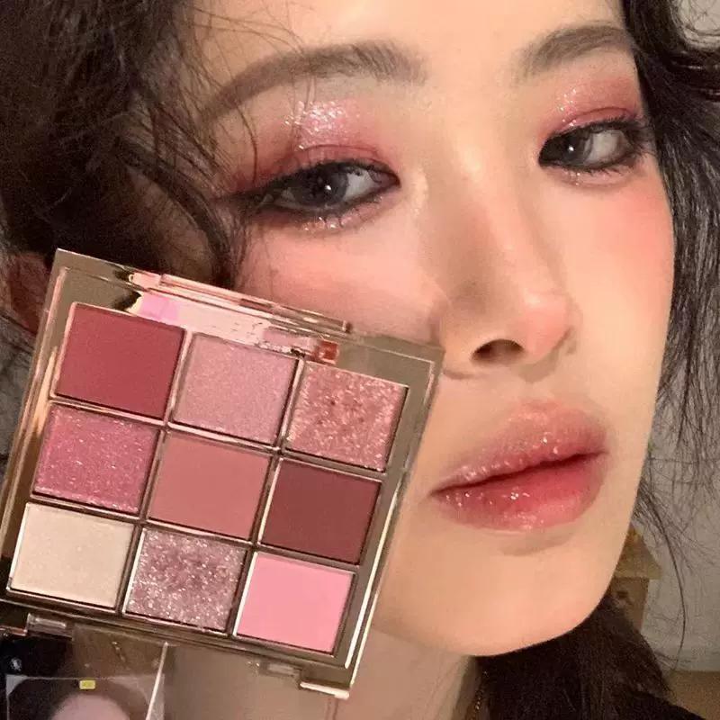 Tipsy Wild Rose Eyeshadow Palette Red Series Eye Makeup Blush Palette Makeup Artist Colorful Eyeshadow Palette Authentic 2026 New Model