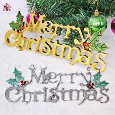 Merry Christmas Creative Door Hanging Sign - Festive Decoration