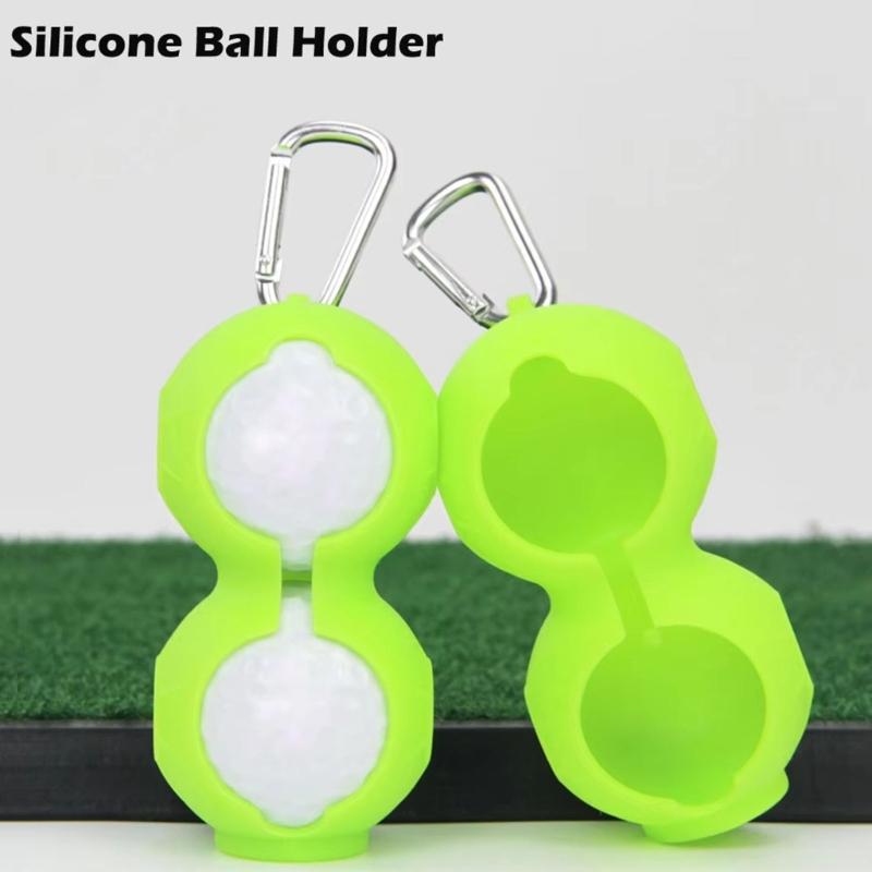 Double Storage Sleeve Golfs Balls Carriers Golfs Balls Holder Case Holder Clip Golfs Balls Holder Balls Marker Holder
