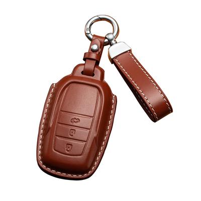 Compatible Toyota Smart Key Case, Genuine Leather Key Case, Zinc Alloy, Specially Designed To