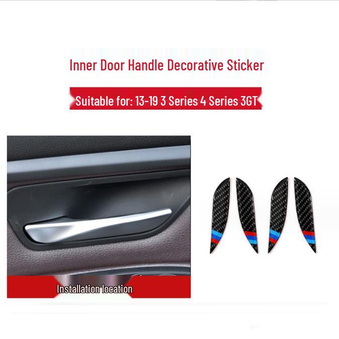 BMW řady 3 & 4 F30, 316i, 320li GT Karbonový interiérový kryt konzoly