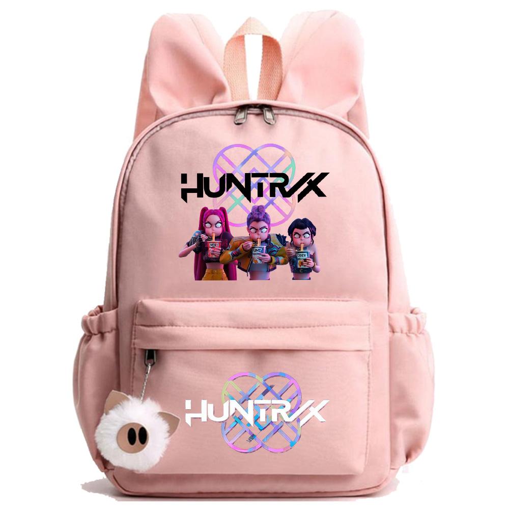 Anime K-Pop Printed Waterproof Backpack Student Teenager Bookbag for Boy Girl Bookbag Schoolbag Women Large Capacity Travel Bag Kid Gift Mochila
