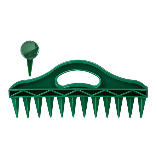 Professioneller Gartenspaten Multifunktionales Pflanzwerkzeug mit Samenabstand Tiefenmessfunktion Bodenspaten Gartensämaschine Werkzeug