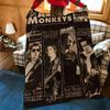 Music A-Arctic M-Monkeys Throw Flannel Cozy Print Blanket, Portable, Durable Machine Washable Cute Cool