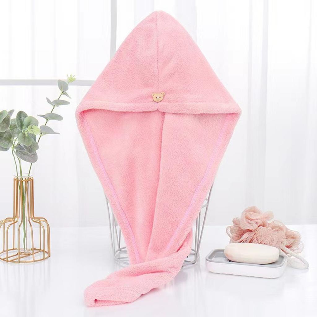 JOYBLISS Microfiber Hair Towel Magic Fast Drying Dryer Towel Women Wrap Head Absorption Water Bath Hat