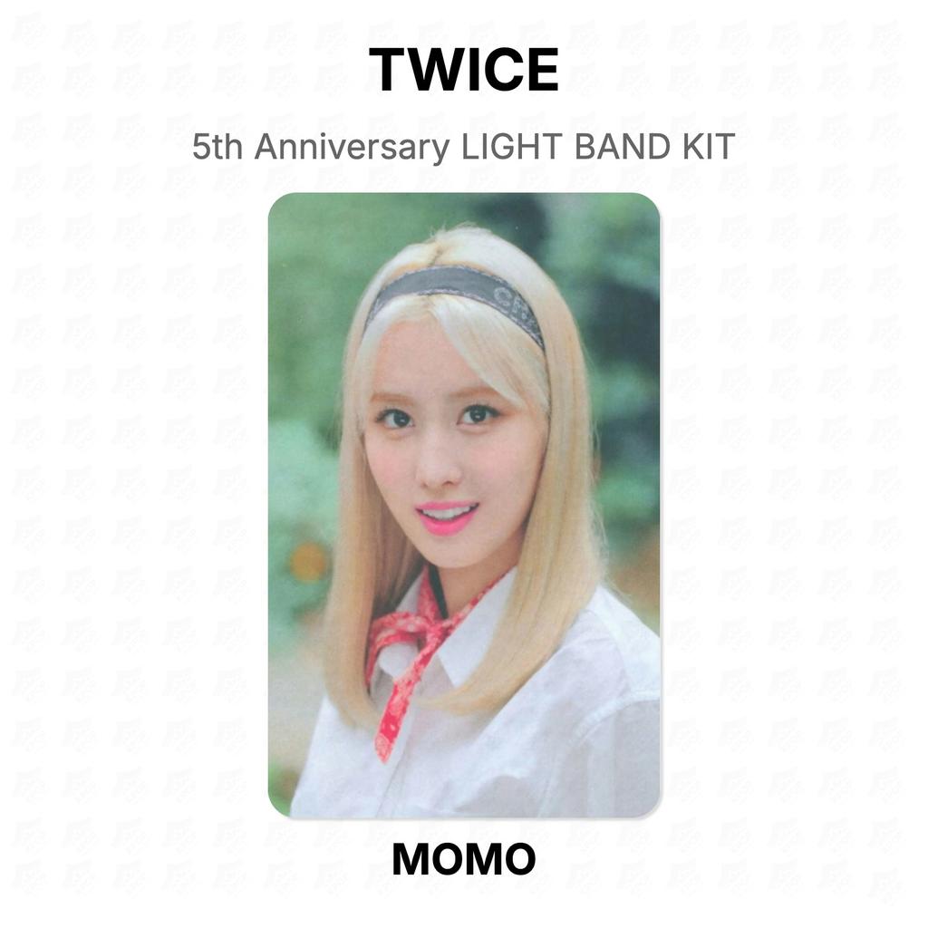 TWICE 5th Anniversary LIGHT BAND KIT Official Photocard