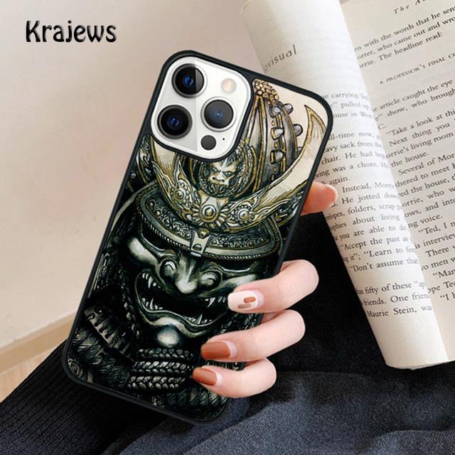 Japanese Samurai Art Soft Phone Case For iPhone 17 Air 16 15 14 Max Plus 11 12 13 Pro Max Phone Cover Coque Fundas