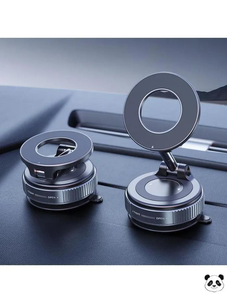 Car Magnetic Phone Holder Air Vent Mount Dashboard Metal Alloy Magnetic Mobile Phone Stand Compatible with Various Smartphones