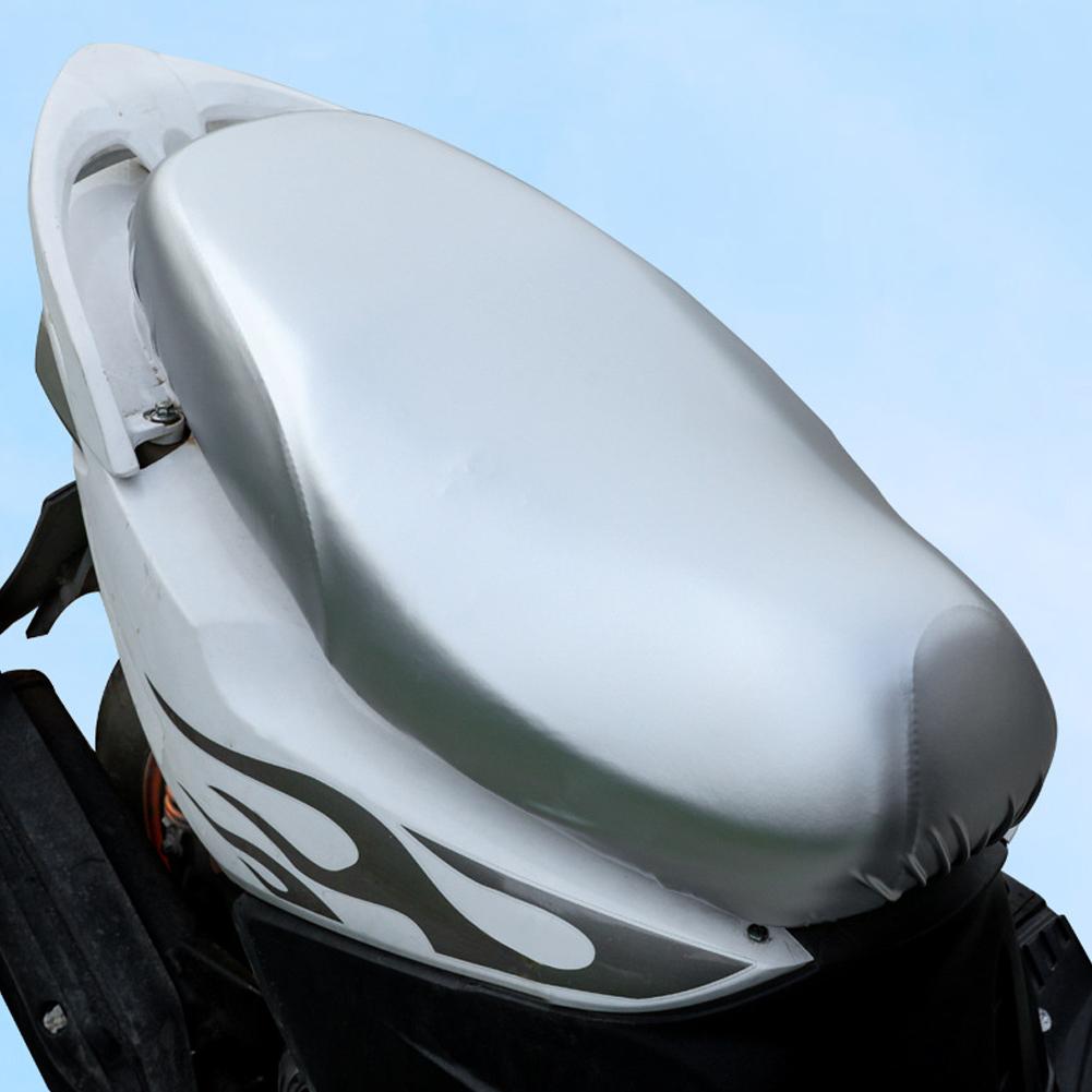 Waterproof Motorcycle Seat Cover Breathable PU Leather Cushion Cover Weather Protector Sunscreen For Motorcycle Electric Sc X4K7