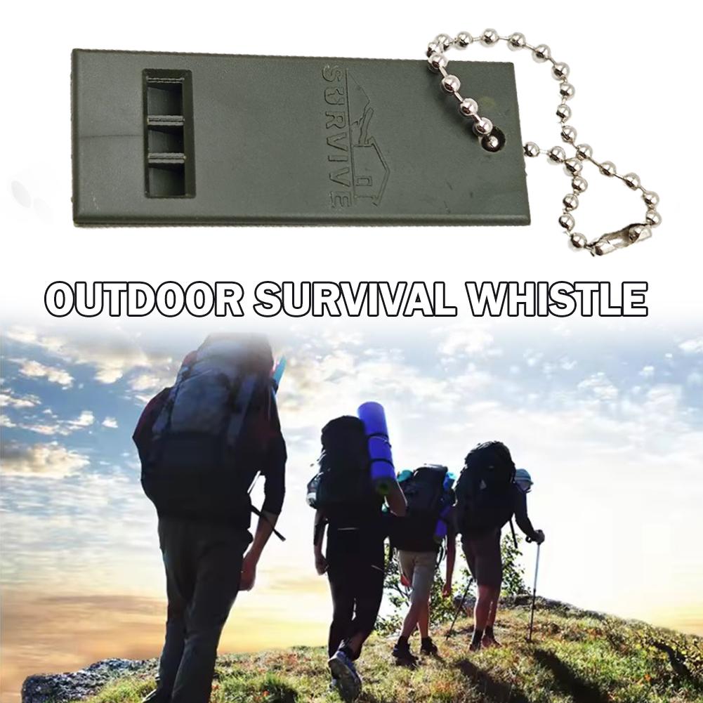 1-5 Dreifrequenz-Überlebenspfeife für den Außenbereich, Überlebens- und Rettungsausrüstung für den Außenbereich, hochfrequente Trainerpfeife