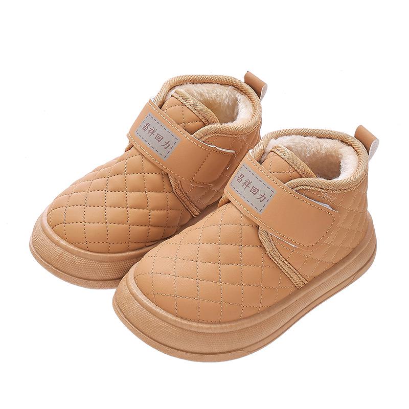 Kinder Winter Schneestiefel mit Samtfutter und Verdickter Isolierung