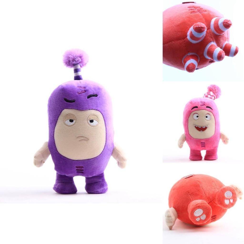 Adorabile Peluche Oddbods 23cm Morbido Giocattolo da Coccolare Newt Bubbles Pogo Zee Jeff Fuse Slick Bambola