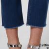 Baiyu Women Lycra Banding Denim Pants Mdaw