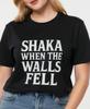 SHAKA Wenn die Mauern fielen T-Shirt, Politisches Geschichts-Statement Tee, Einzigartiges Vintage-Design, Geschenk für Geschichtsinteressierte, Retro-Style Shirt