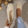 Fashion Women Flats 2025 New Solid Color Loafers Women Slip on Shallow Comfort Flat Shoes for Women Mary Jane Shoes Zapatos De Mujer