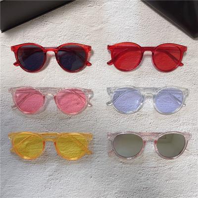 Oval Candy Color High-Value Sunglasses For Women, Marine Pieces, Uv-Proof Sunglasses For Men