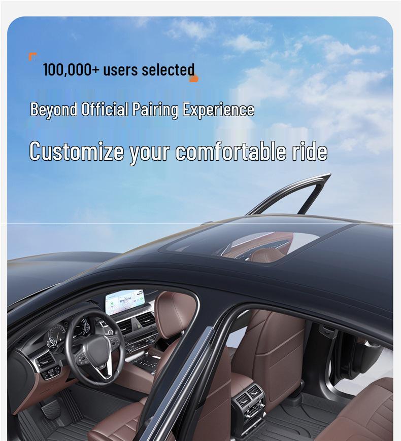 TPE Full Coverage Car Floor Mats for A4L, Magotan, Q5L, Passat, Camry, Accord, A6, Tiguan L, Xingyue