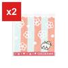 Chiikawa Bees Towel Handkerchief, Pink, Flower Design