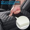 Carwiner Center Console Cover For -2026 Tesla Model 3 Model Y, PU Leather Armrest Box Cushion Protector Accessories