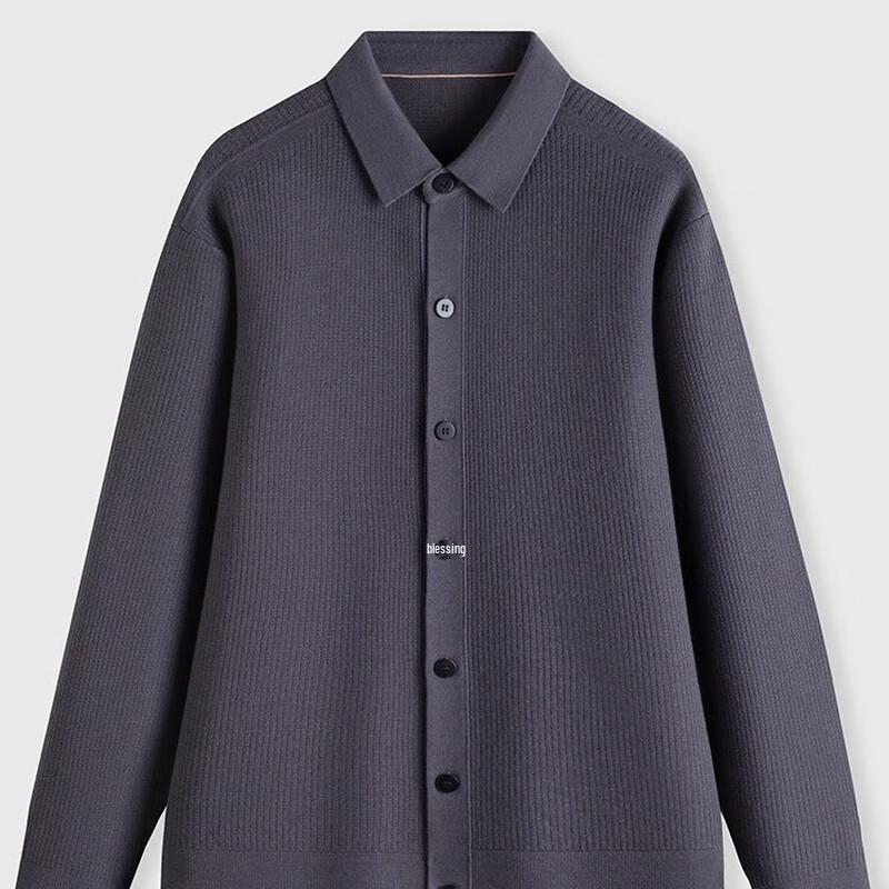 

Мужской роскошный кардиган с лацканами, шерстяной свитер XL (180)