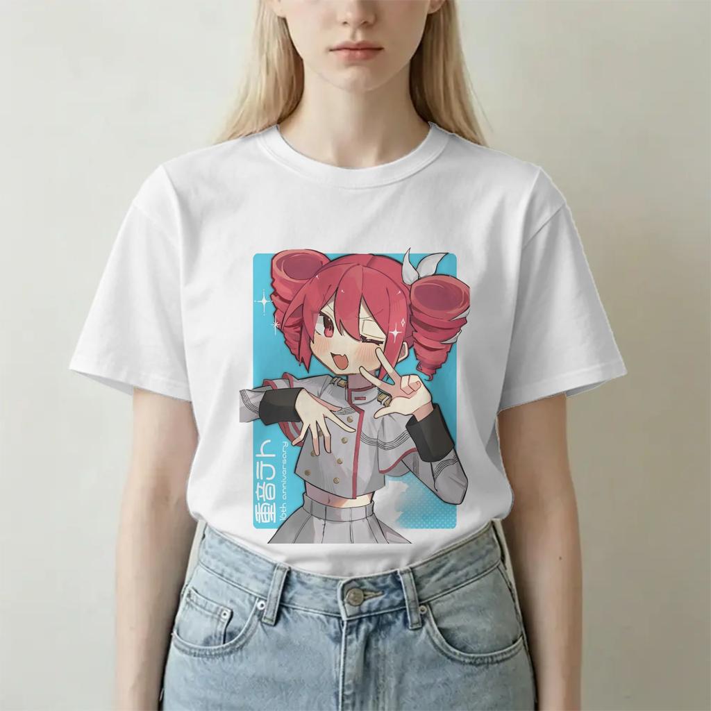 Unisex Unisex Kasane Teto Tričko Anime 100% Bavlna Vrcholy Vtipná Krátký Rukáv Kulatý Výstřih Trička Dárek Tričko
