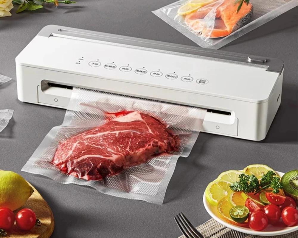 220V Vacuum Sealing Machine Fully Automatic Household Small Fresh Food Packaging Machine  New Product Plastic Sealing Machine