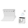 Nike Crew Socks Unisex 3 Pack White SX7676-100