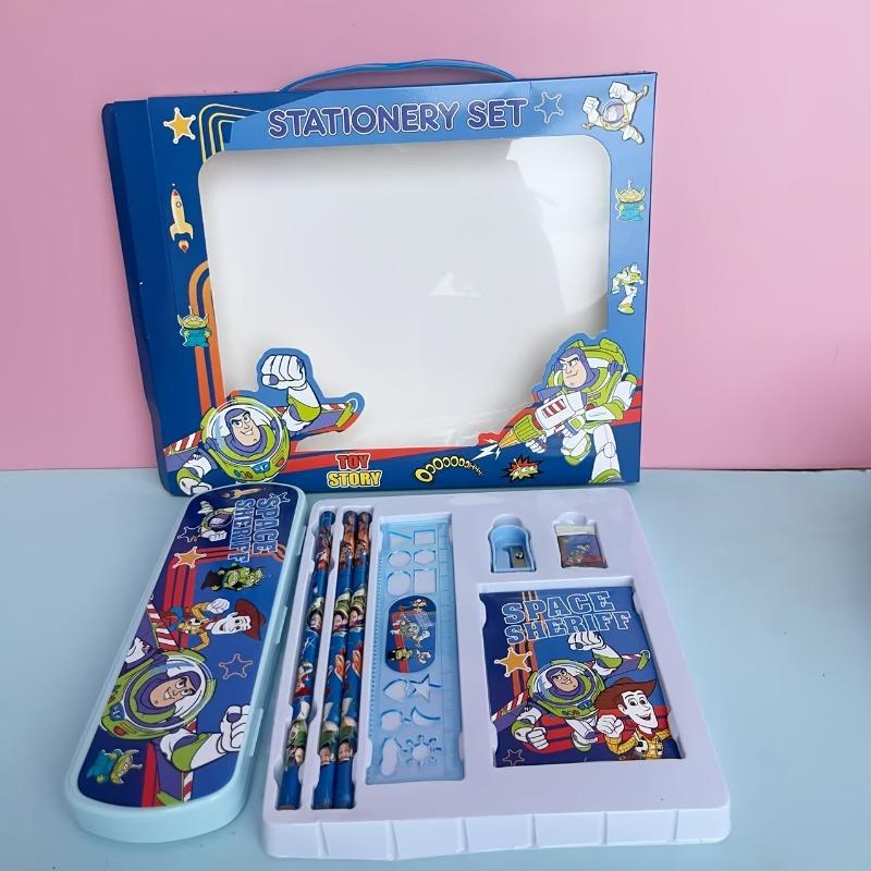 Disney Stationery Set Including Cartoon Design Gift Box Notebook Pencil Ruler Marker Box Etc Creative Art Supplies and Office Supplies Gift Set