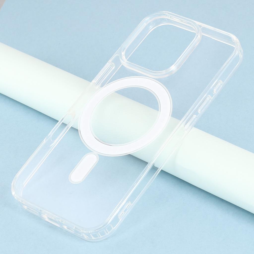 For iPhone 16 Pro Max Case Compatible with MagSafe TPU + Acrylic Clear Phone Cover