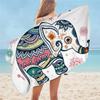 BeddingOutlet Elephant Bath Towel Bathroom Microfiber Mandala Beach Towel for Adult Bohemian Hippie Shower Toalla