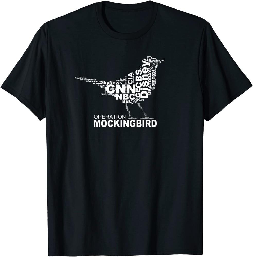 NEW LIMITED Operation Mockingbird CIA Conspiracy T-Shirt Unisex T-Shirt XXXL