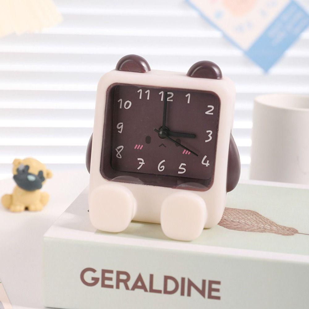 Anti-slip Cartoon Children's Alarm Clock Multi-functional Cell Phone Bracket  Desk Decor