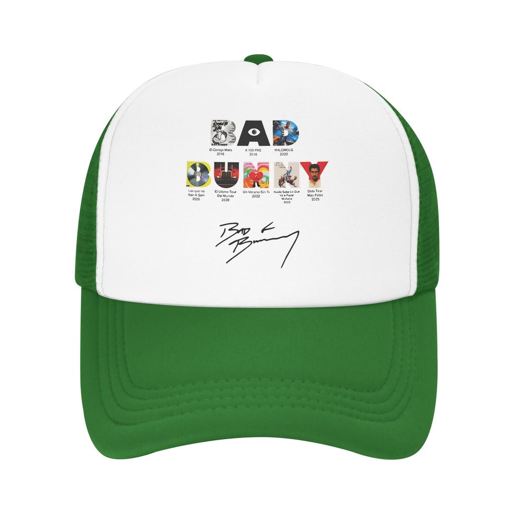All Albums & Tours Cover Casual Sun Hats For Unisex-Teens Summer Bads Bunnys Kpop Rock Baseball Cap Trendy Sun Visor Trucker Hat