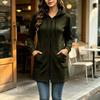 Sweat à capuche zippé décontracté à manches longues pour femme - Veste pour un usage quotidien