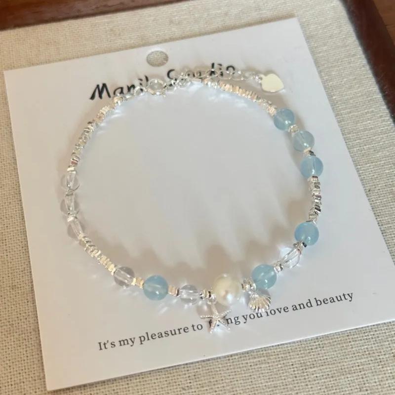 Bracciale colorato in zirconi "Arco di Cuore", bracciale squisito di nicchia di lusso leggero di fascia alta, gioielli semplici e freddi