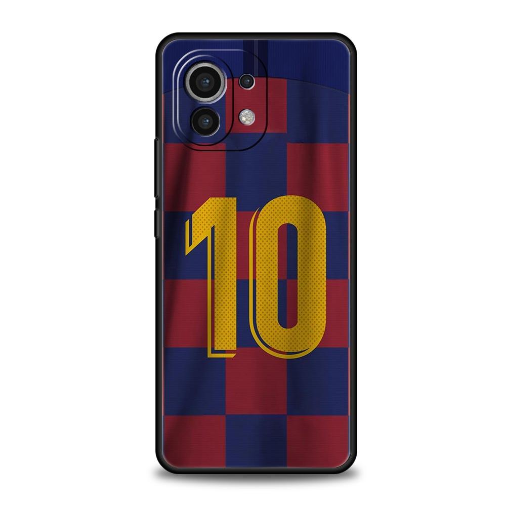 Fußball 10 Spieler Handyhülle Cover für Xiaomi Mi 17 Pro Max 15 14 13 12 11 Ultra 15T 14T 13T 12T 11T Pro Lite Weiche TPU Hülle