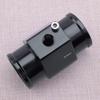 34mm Black Car Water Temp Temperature Joint Pipe Sensor Gauge Radiator Hose Adapter With Clamps