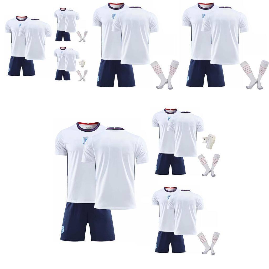 Conjunto Deportivo para el Hogar de Inglaterra Material de Poliéster Cómodo Para Niños y Niñas