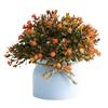 Colorful Faux Plants Artificial Potted Flowers Compact Size Maintenance-Free Indoor Decoration For Living Room