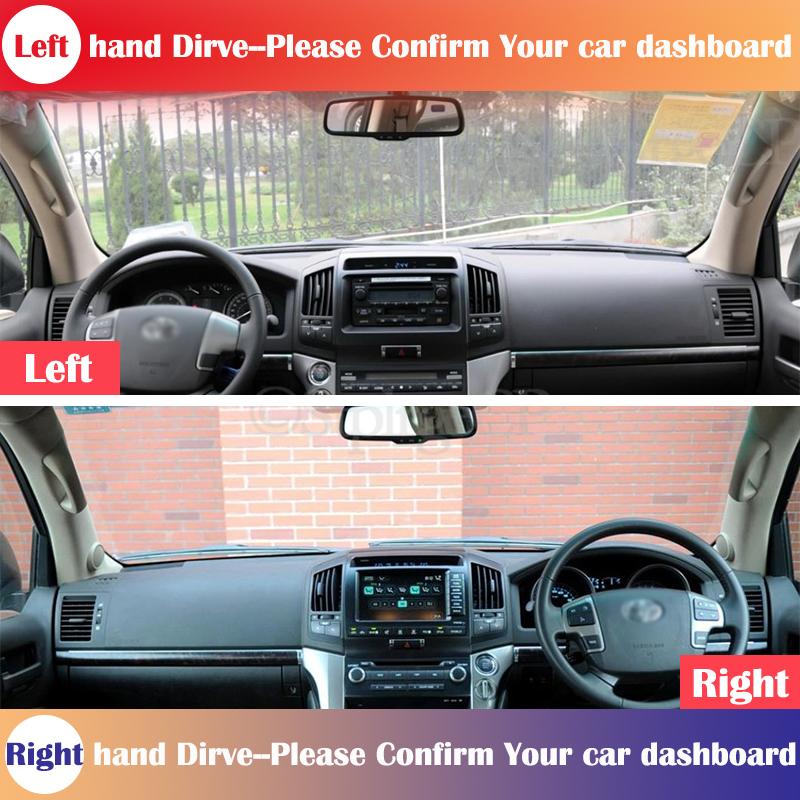 for Toyota Land Cruiser 200 J200 2008~2019 Anti-Slip Dashboard Cover Protective Pad Car Accessories Sunshade Carpet 2009 2010