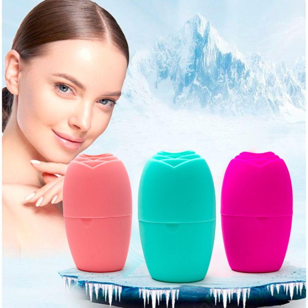 Reusable Facial Massager Beauty Skin Care Tools Ice Cube Trays Upgraded Ice Mold  Eyes and Neck
