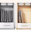 Foldable Pants Hanger Multi Layer Non Slip Clips Space Saving Closet Organizer for Trousers Storage Collapsible Hanging System
