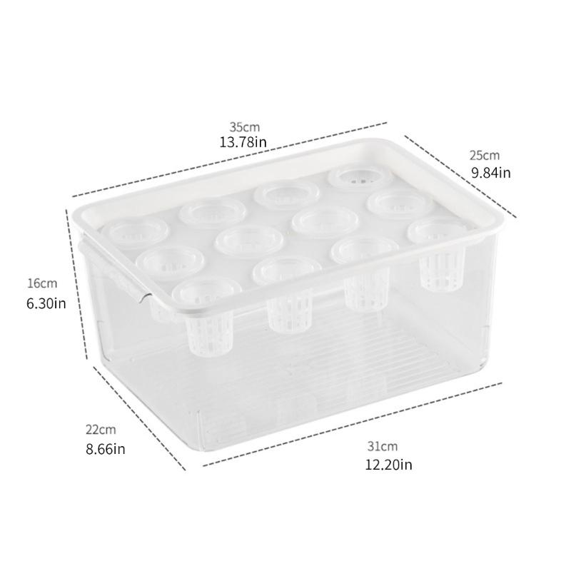 Visible Cultivation Tray Hydroponic Grower Box Container With Lid For Home Vegetables Water Based Gardening And Home Use