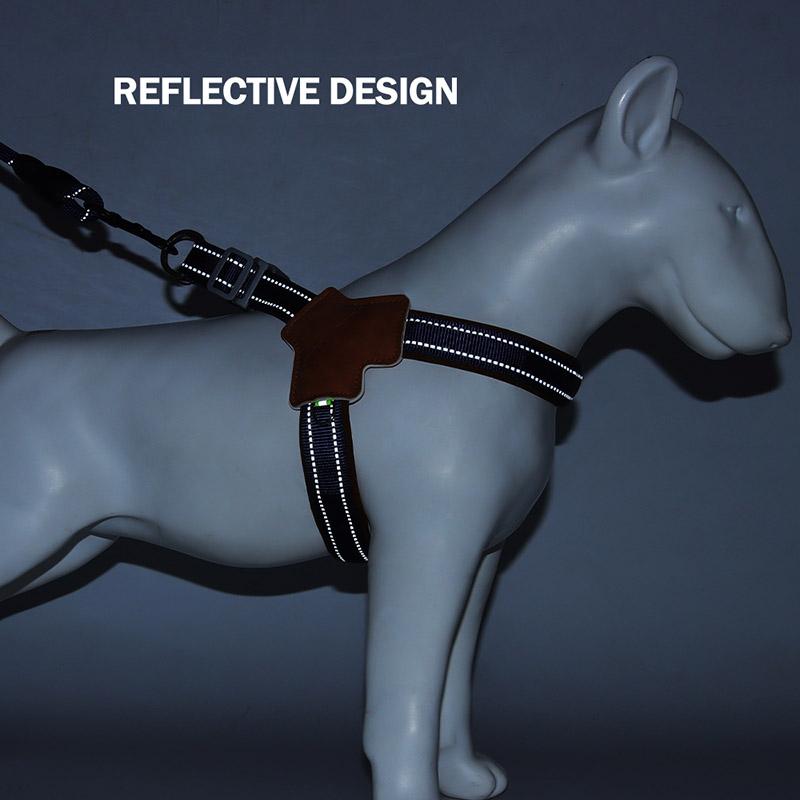 Retro Design No Pull Y- Typed Dog Harnesses Vest Summer Breathable Reflective Pet Harness for Small Medium Dogs Pet Cachorro