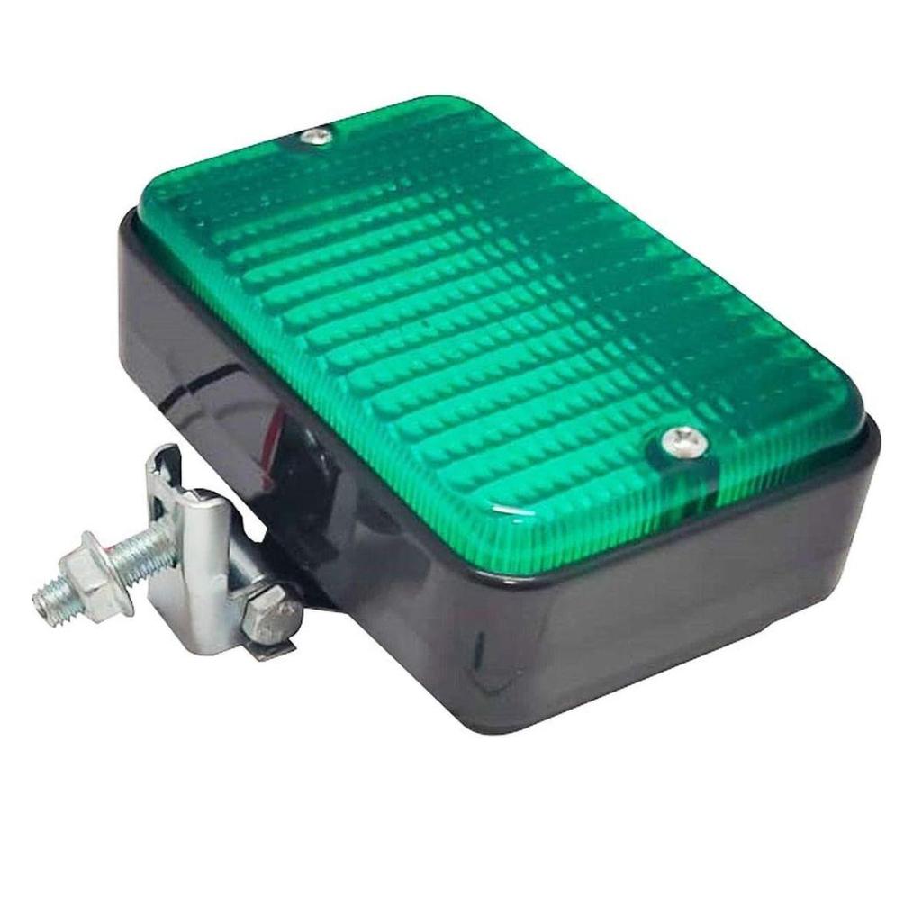 Robocze światło LED 20 diod – Super jasne światło powodziowe 12V Off-Road z uchwytami do montażu wpuszczanego Uniwersalne dopasowanie do ciężarówek, ciągników – Zielone światło