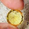 14 Ct Heated PITAMBARI Yellow Sapphire Round Cut CERTIFIED Loose Gemstone