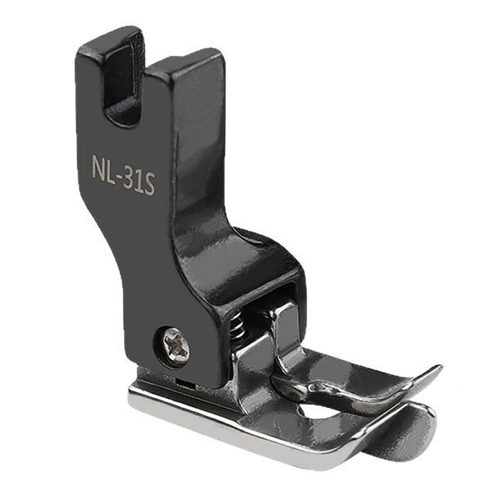 Przystawka Stopka Dociskowa do Maszyny do Szycia Stal Tytanowa Profesjonalna Przemysłowa Stopka do Komputerowej Płaskiej Maszyny do Szycia