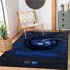 Inter Milan Customize Text Carpet Perfect for Hallway Living Rooms Balcony Entryway Anti-slip Rug Anime Office Decor Best for Christmas