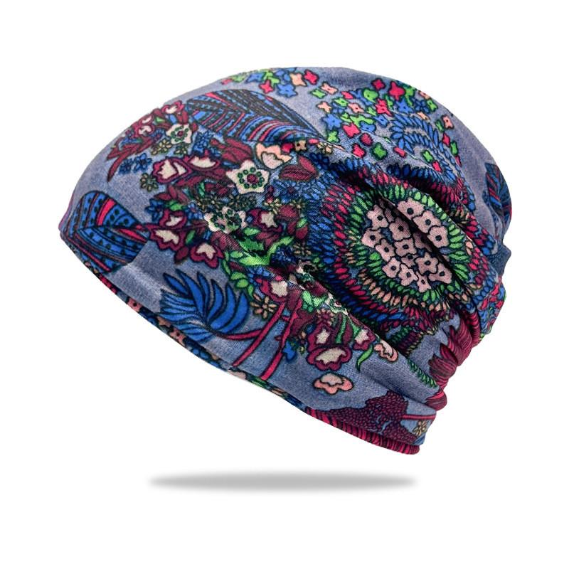 Letter Print Women Hat Double Layer Pullover Breathable Windproof Cap Artistic